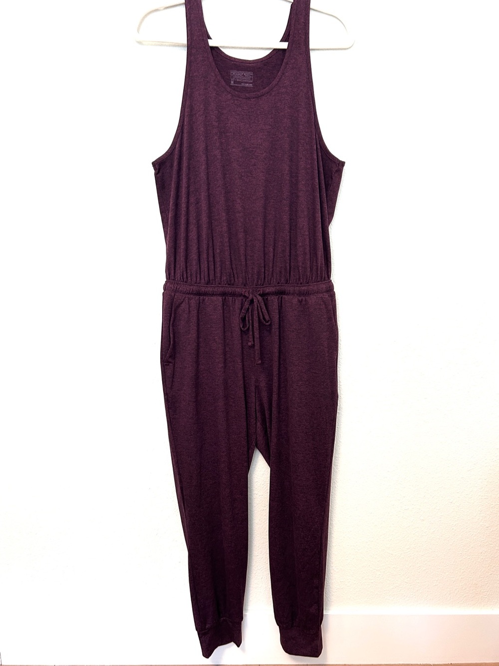 Patagonia Seabrook Sleeveless Tank Jumpsuit Plum Purple Stretch Size Medium - Picture 2 of 13